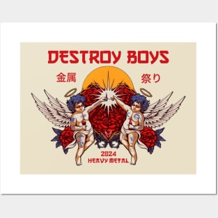 destroy boys Posters and Art